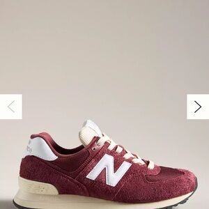 New Balance Burgundy Sneakers